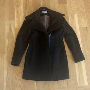 MARC NY black Pea Coat - size 4